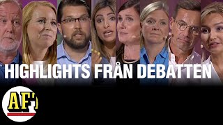 Highlights från Aftonbladets partiledardebatt 2022 [upl. by Coben537]