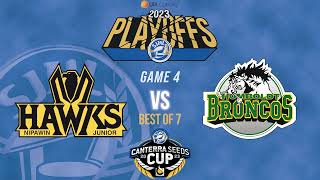 Highlights Humboldt Broncos at Nipawin Hawks Mar 22 2023 [upl. by Relyt]