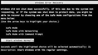 Windows Error Recovery Problem 100  Sucess in 30 Second 😲  Boot options windows errorrecovery [upl. by Enigroeg]