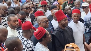 Igbo Leaders Defy Security Threats Attend Sen Ubahs Burial Obi Umeh Abaribe Ozigbo Attend [upl. by Zachariah]