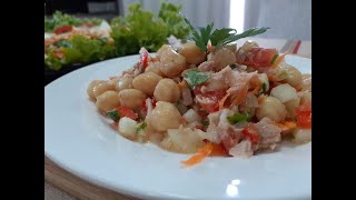 Salada de grão de bico [upl. by Wren]