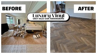 StepbyStep Installation Guide for Grey Haze Oak Herringbone Engineered Wood Flooring [upl. by Norraa956]