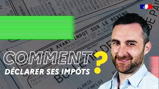 Première déclaration dimpôt  comment faire   Tutoriel 2024 [upl. by Tine]