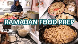 Ramadan Food Preparation 2024  Samosas Spring Rolls amp Kebabs  Bulk Ramadan Prep [upl. by Nytsirhc]