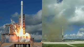 Falcon 9 launches X37B OTV5 amp Falcon 9 first stage landing 7 September 2017 [upl. by Roshelle]