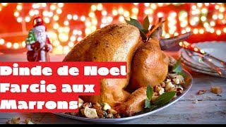 Farce pour volailles de Noël  La dinde de Noël aux marrons facile [upl. by Anauj]