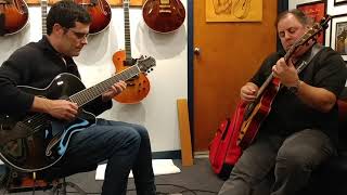 UNT Professor Davy Mooney playing Wave at Benedetto Guitars is Savannah [upl. by Grae]