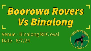 2024 Round 11 Boorowa Rovers vs Binalong [upl. by Irual902]