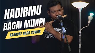 HADIRMU BAGAI MIMPI KARAOKE NADA COWOK PRIA [upl. by Inirt408]