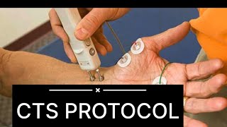 CTS PROTOCOL  HOW TO DO carpal tunnel syndrome study neurology neurotech emg ncs [upl. by Irra]