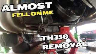 TH350 Transmission removal  PART 2 [upl. by Bertelli]