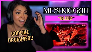 First Time Reaction  Meshuggah  quotBleedquot [upl. by Alahcim]