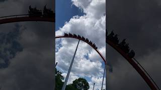 Thunder Stryker  Intimidator  Carowinds  Hyper Coaster  Roller Coaster  Sky [upl. by Ertnom103]