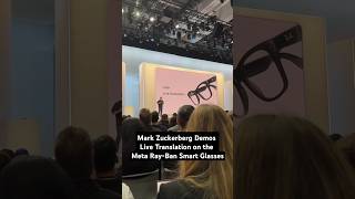 Live Translations Are Coming to the Meta RayBan Smart Glasses [upl. by Gombach653]