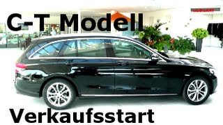 Neue MercedesBenz CKlasse TModell Verkaufsstart  New CClass TModel sales start in Germany [upl. by Janeta947]