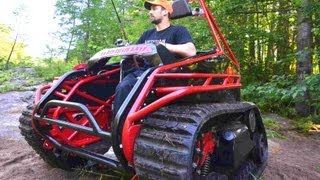 Extreme Offroad Tracked Wheelchair the Original Ripchair 20 [upl. by Haerdna604]