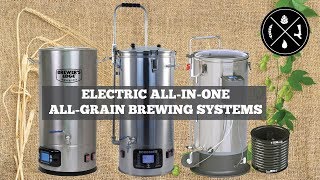 Comparing Electric AllinOne AllGrain Brewing Systems Mash amp Boil Robobrew and The Grainfather [upl. by Yl488]