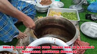 Indias most popular food Nihari now in Kashmirs Nawakadal downtown Srinagar kashmirvalley [upl. by Kloman]