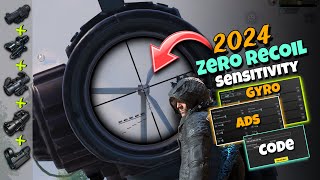 2024 World Best Sensitivity Settings 🔥 For All Mobile Non Gyro And Gyroscope ✅  PUBG MOBILE [upl. by Mairam293]