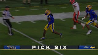 Kyle McCord throws 2 picksixes in the first quarter vs Pitt 😬  ESPN College Football [upl. by Henning]