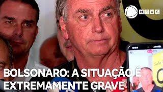 quotA situação é extremamente grave as acusações realmente são terríveisquot diz Bolsonaro [upl. by Chlores]