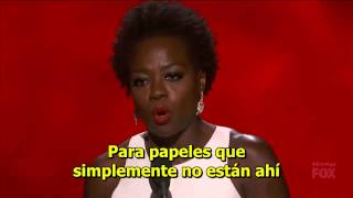 SUBS ESPAÑOL Discurso de Viola Davis  Emmy mejor actriz de drama 2015 [upl. by Sukramal]