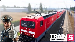 Dragging A Broken Train Through The Streets Of Frankfurt In Train Sim World 5 [upl. by Rudolf]