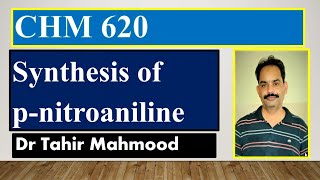 Synthesis of pnitroaniline  Synthesis from acetanilide CHM 620  Urdu  Hindi [upl. by Ramo]