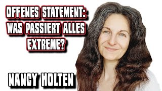 🙏OFFENES STATEMENT UNGLAUBLICH RASANTE AUFWACHSCHRITTE  Nancy Holten [upl. by Aihsoem]