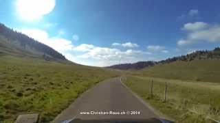 UHD4K  Switzerland 284 Camera on board Col du Chasseral GoPro Hero3 [upl. by Orat]