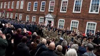 Newark Town Remembrance Day Parade Attended ♥ With Large Crowd 11am 10th November 2024 [upl. by Lehteb]