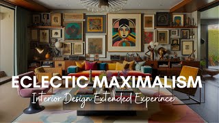 Eclectic Maximalist Interior Design Style Extended Experience [upl. by Lubba]