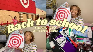 Back to School Shopping Vlog for Law School 📚✏️ [upl. by Nostets]