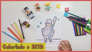 Mundo Bita  Colorindo o Bita  Vídeo para crianças [upl. by Essiralc]