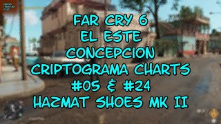 Far Cry 6 El Este Concepcion Criptograma Charts 05 amp 24 Hazmat Shoes MK II [upl. by Enialehs]