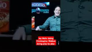 Jay Mohr Nails His Christopher Walken Impression jaymohr comedy shorts [upl. by Eisnyl]