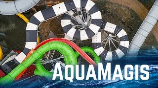 Project 50 New Waterslides at AquaMagis Plettenberg 2018 [upl. by Allekim]