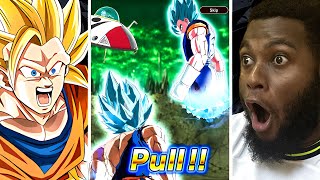 INSANE Raiyuden Ultra Vegito Blue COLLAB Summons Dragon Ball Legends [upl. by Gannon]