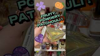 FRUITY PATCHOULI  Purple florals  Scent combo sotd perfume scent fragrance gucci patchouli [upl. by Shama104]