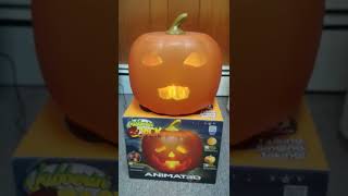 Halloween Animated Jabberin Jack Pumpkin [upl. by Vasquez]