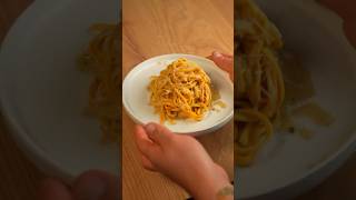 Homemade Pasta  Spaghetti alla Chitarra  confit garlic cacio e pepe  easy recipe italianfood [upl. by Dempsey762]