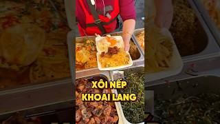 XÔI NẾP KHOAI LANG food [upl. by Ecirtak]