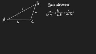 Sinusrelationerne beregning af sidelængde [upl. by Fulviah]
