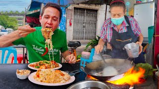 Thai Street Food  THAI DRUNKEN NOODLES  5 MustEat Fried Noodles in Bangkok 🇹🇭 [upl. by Latoya]