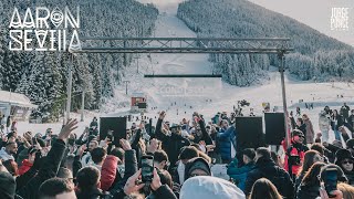 Aaron Sevilla at Ski Resort Bansko Bulgaria  Afro House [upl. by Beetner]