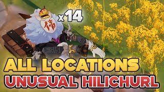 Unusual Hilichurl Wei Hilichurl All Locations Quick Route amp Times Respawn  Genshin Impact [upl. by Everrs]