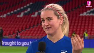 England vs USA womens football  Postgame [upl. by Abram]