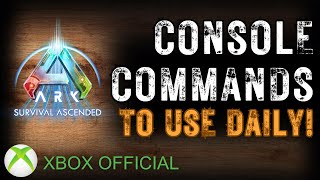 Console Commands We Use Every Day XBOX Official Server ASA [upl. by Sandye]