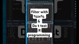 Filtering Rows Based on Multiple Criteria with in rprogramming tidyverse datascience [upl. by Pippa]