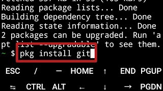 Instalar git en Android con Termux [upl. by Teador570]